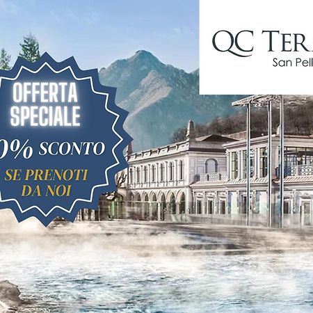 Como Palace San Pellegrino Terme Exterior foto
