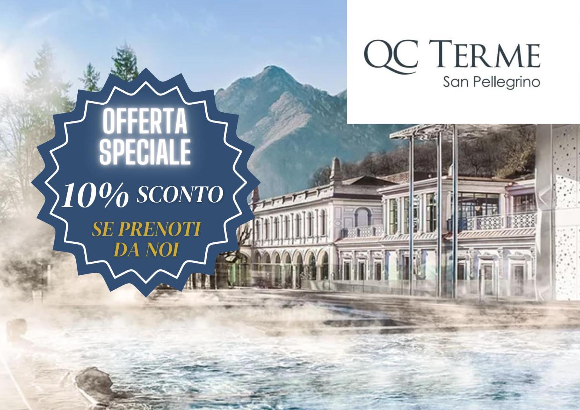 Como Palace San Pellegrino Terme Exterior foto